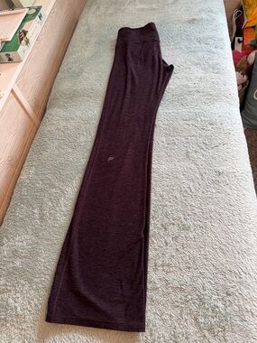 Fabletics Dark Plum Heather Leggings